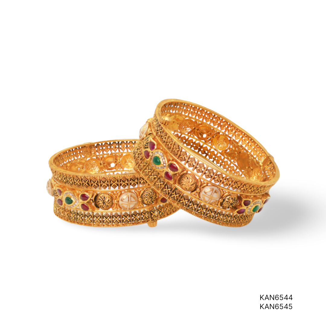 antique gold bangles